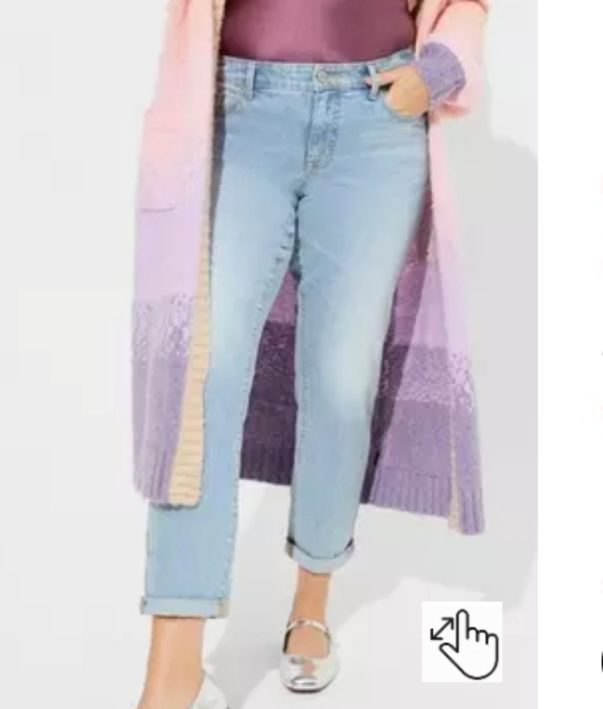 Torrid Perfect Boyfriend Aikle Vintage Stretch  Mid-Rise Jean